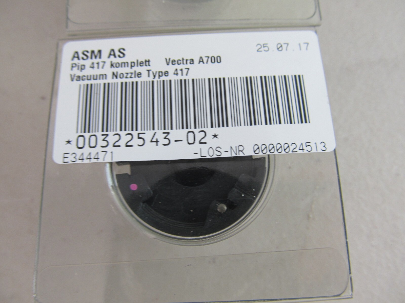 NEW Siemens Vacuum Nozzle Type 416 417 418 419 Vectra A700 + Adapter pipette 4xx