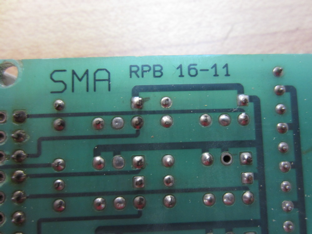 SMA RPB 16-11 Circuit Board RPB1611