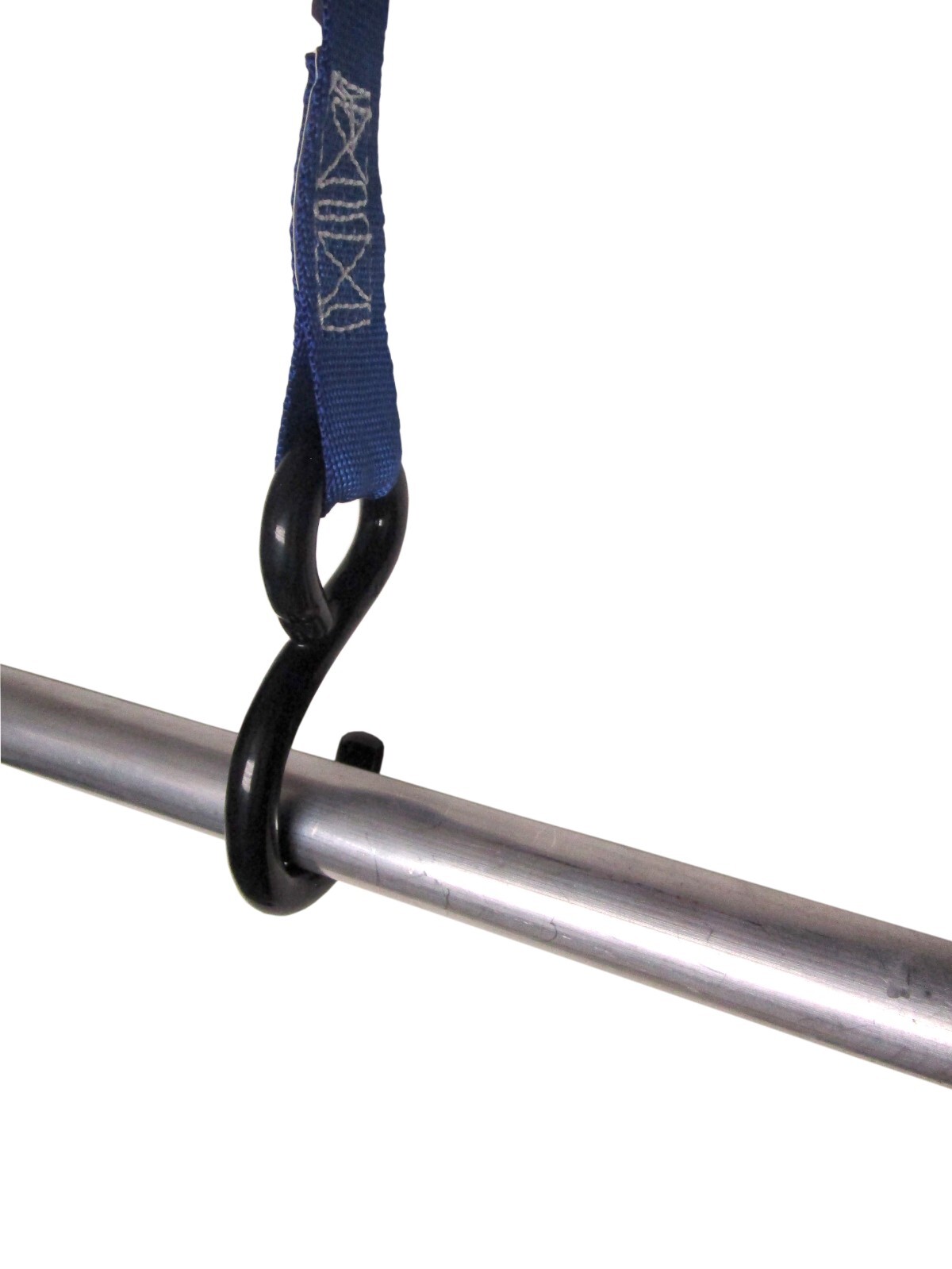 1″ x 8′ ft Ratchet Tie Down Strap Blue S Hook Trailer ATV Cargo Pack of 8
