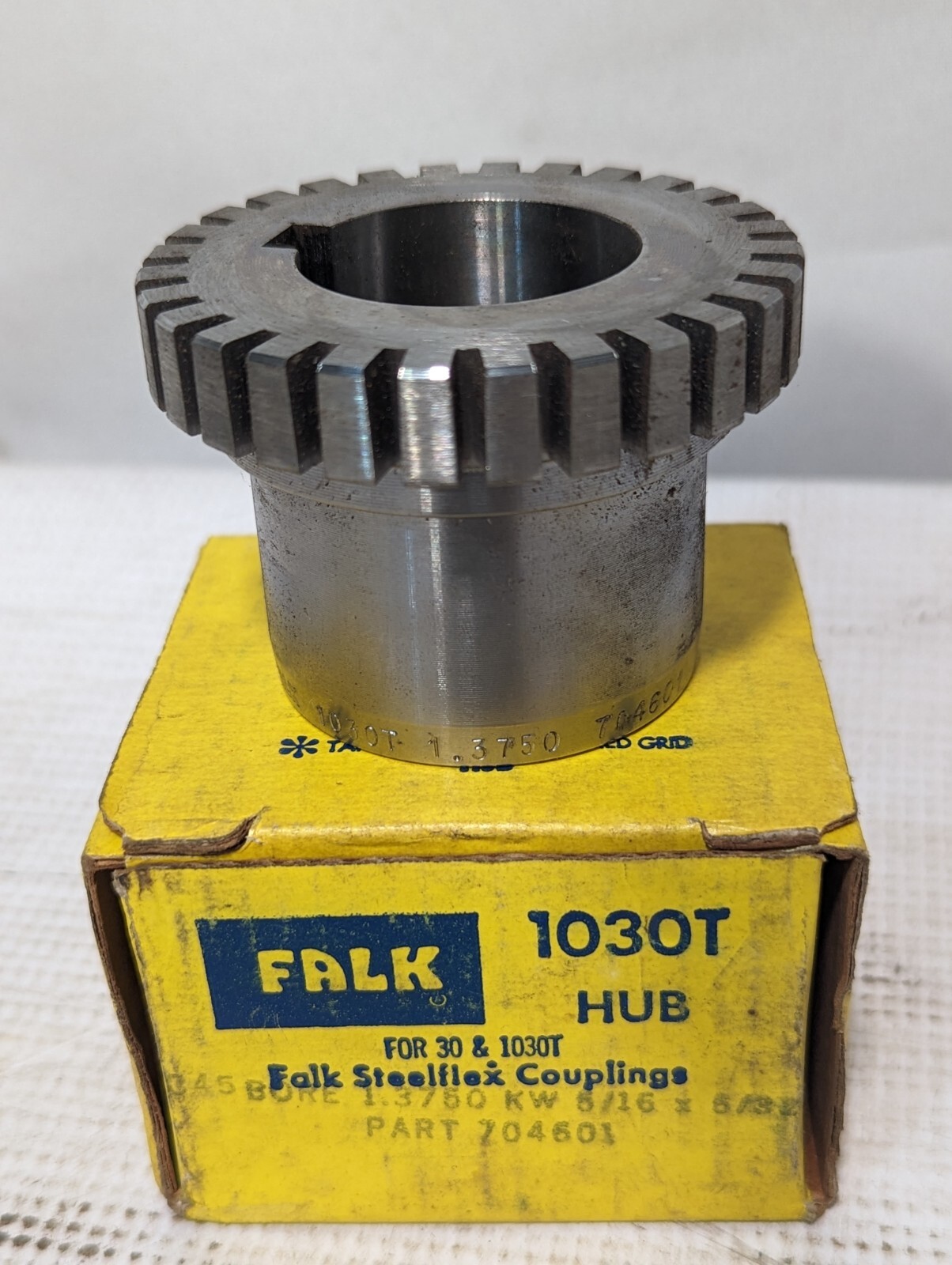 Falk 1030T hub, C45 bore, 1.3750 KW, 5/16 x 5/32, part 704601