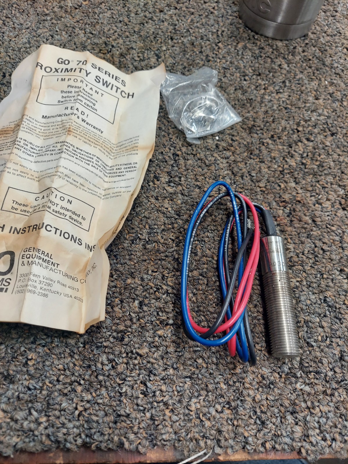 TOPWORX GO SWITCH 74-13528-A1 MODEL 74 SERIES PROXIMITY LIMIT SWITCH