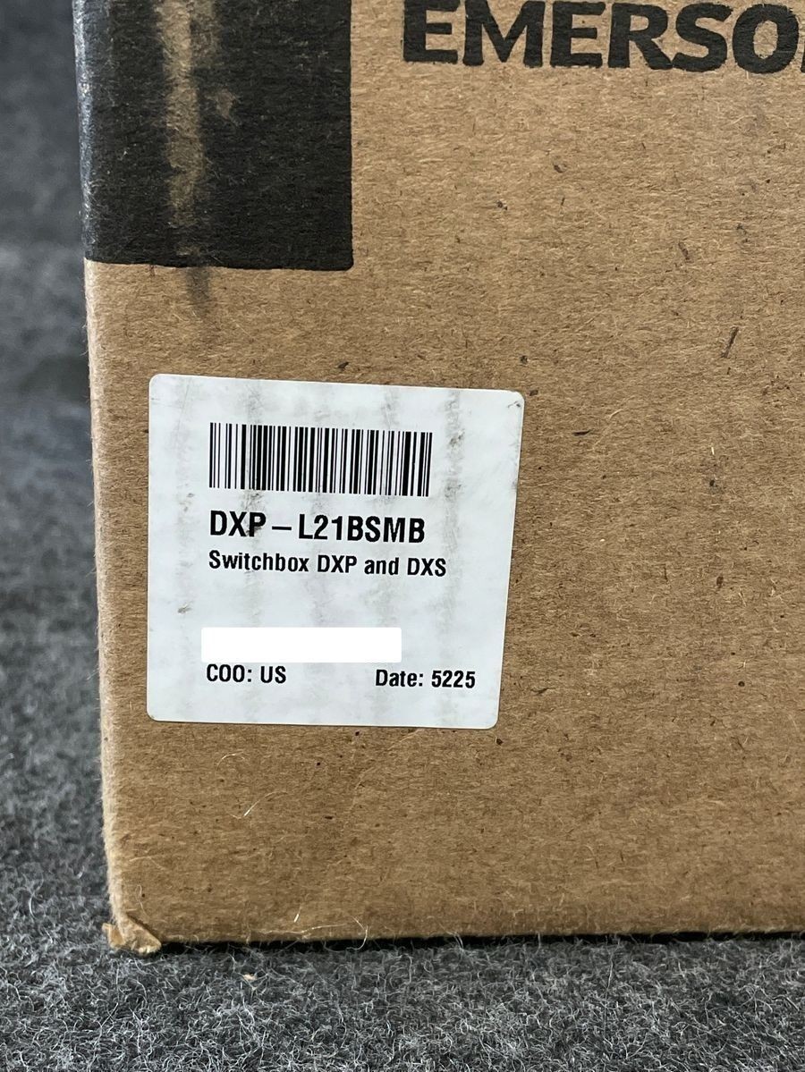 EMERSON DXP-L21BSMB Topworx Switchbox