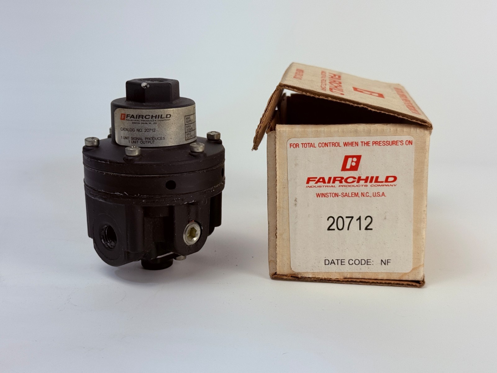 Fairchild 20712 ~ NEW ~ Model 20 Volume Booster 250 PSI 1/4″ NPT Pneumatic.