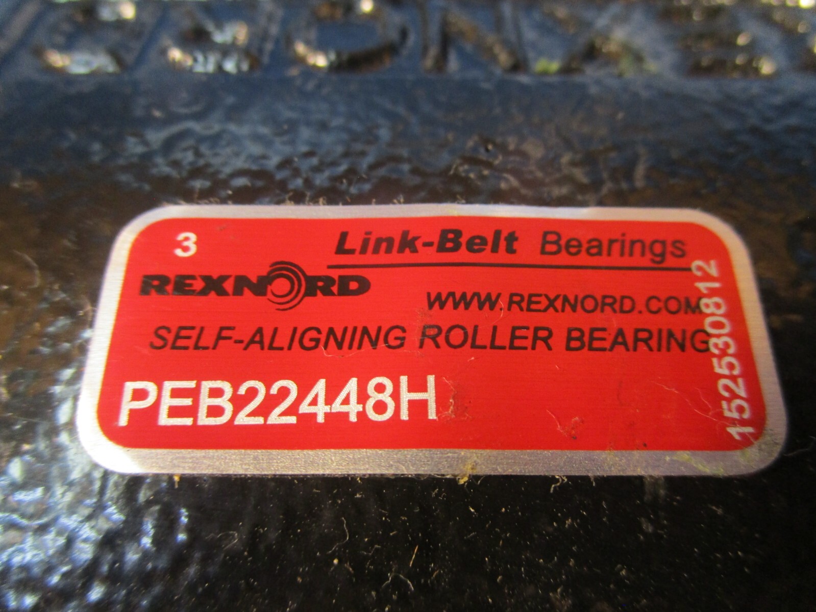 REXNORD PEB22448H, 3″ Bore, Spherical Roller Bearing, Expansion Cast Iron 2-Bolt