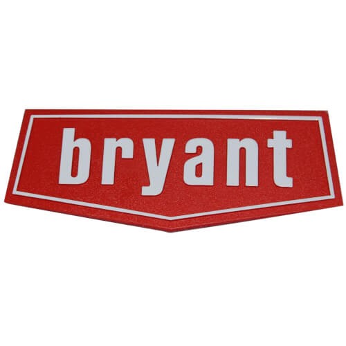 CARRIER 312250-406 BRAND BADGE HVAC 6″ X 4″ ALUMINUM COMPATIBLE MODELS