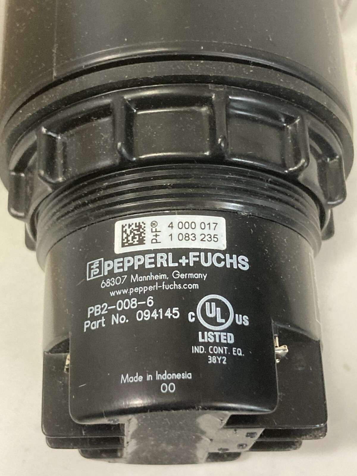 PEPPERL+FUCHS PB2-008-6 PALM BUTTON PROXIMITY SENSOR 24VDC 100MA NIB