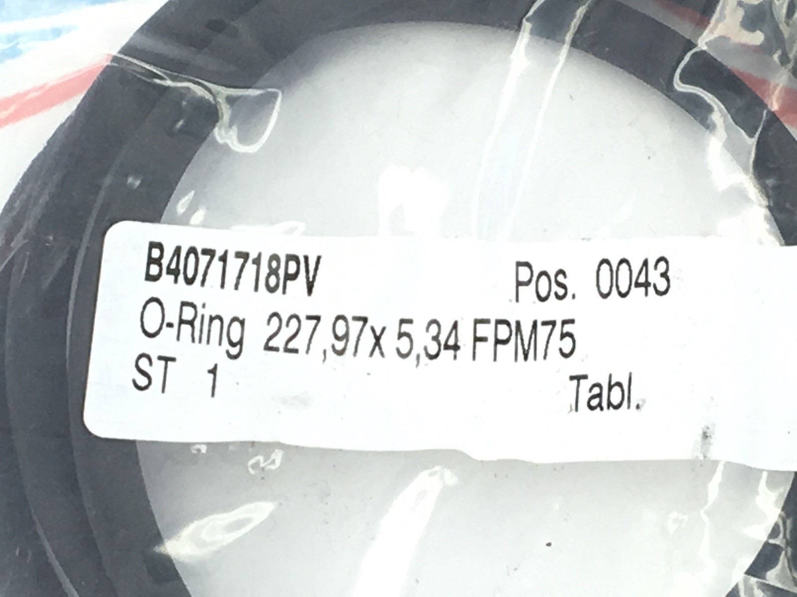 MACO B4071718PV O-RING 227 227, 97X5, 34 FPM75