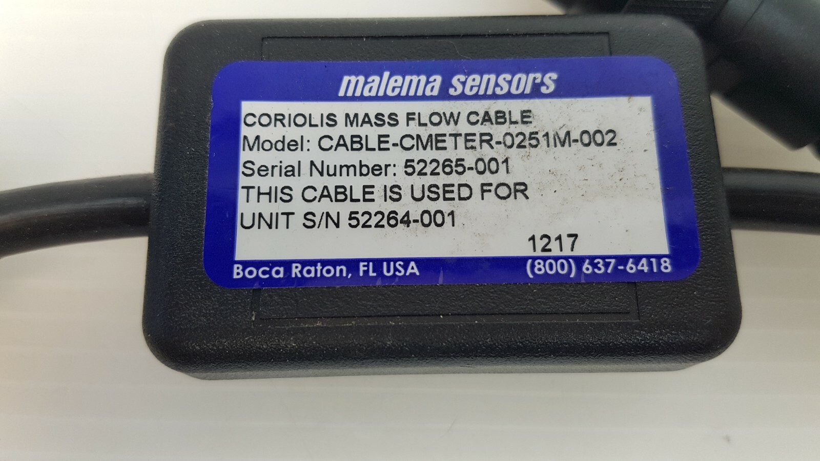 MALEMA SENSORS CABLE-CMETER-0251M-002