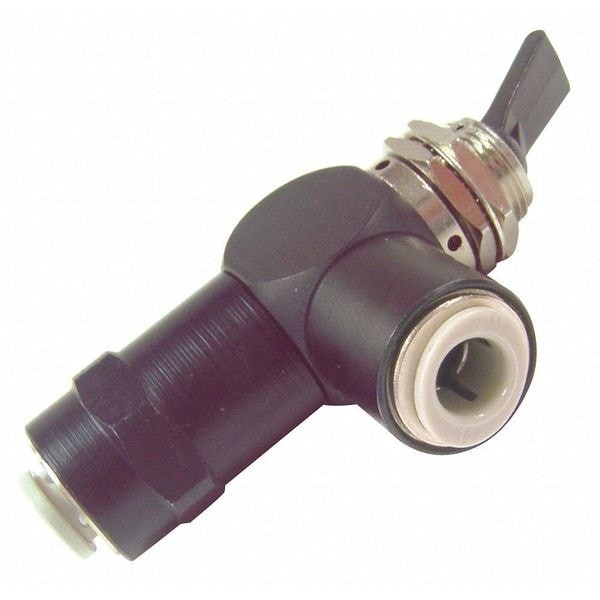 Pneumadyne Toggle Valve 3 Way 1/4 Push In Normally Closed Air Control 125 PSI
