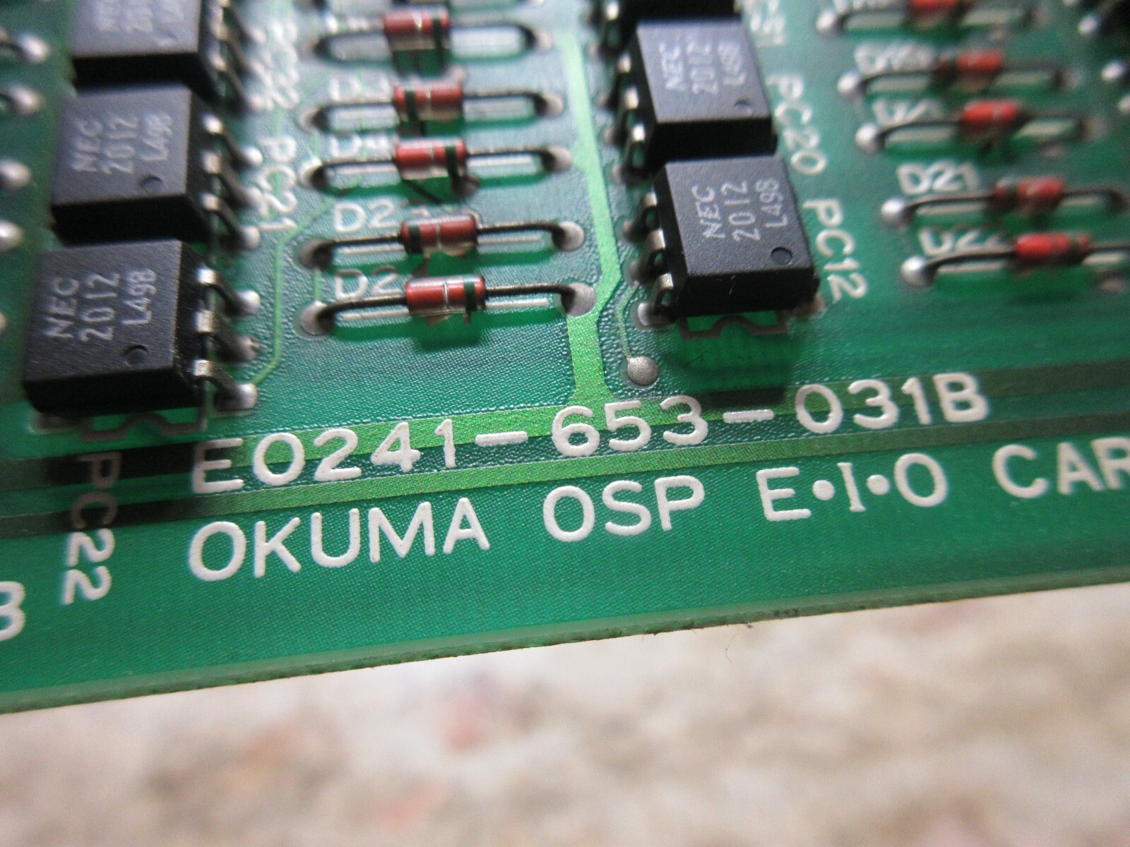 OKUMA MC-4VA OSP5000M-G CIRCUIT BOARD E0241-653-031B E I O CARD