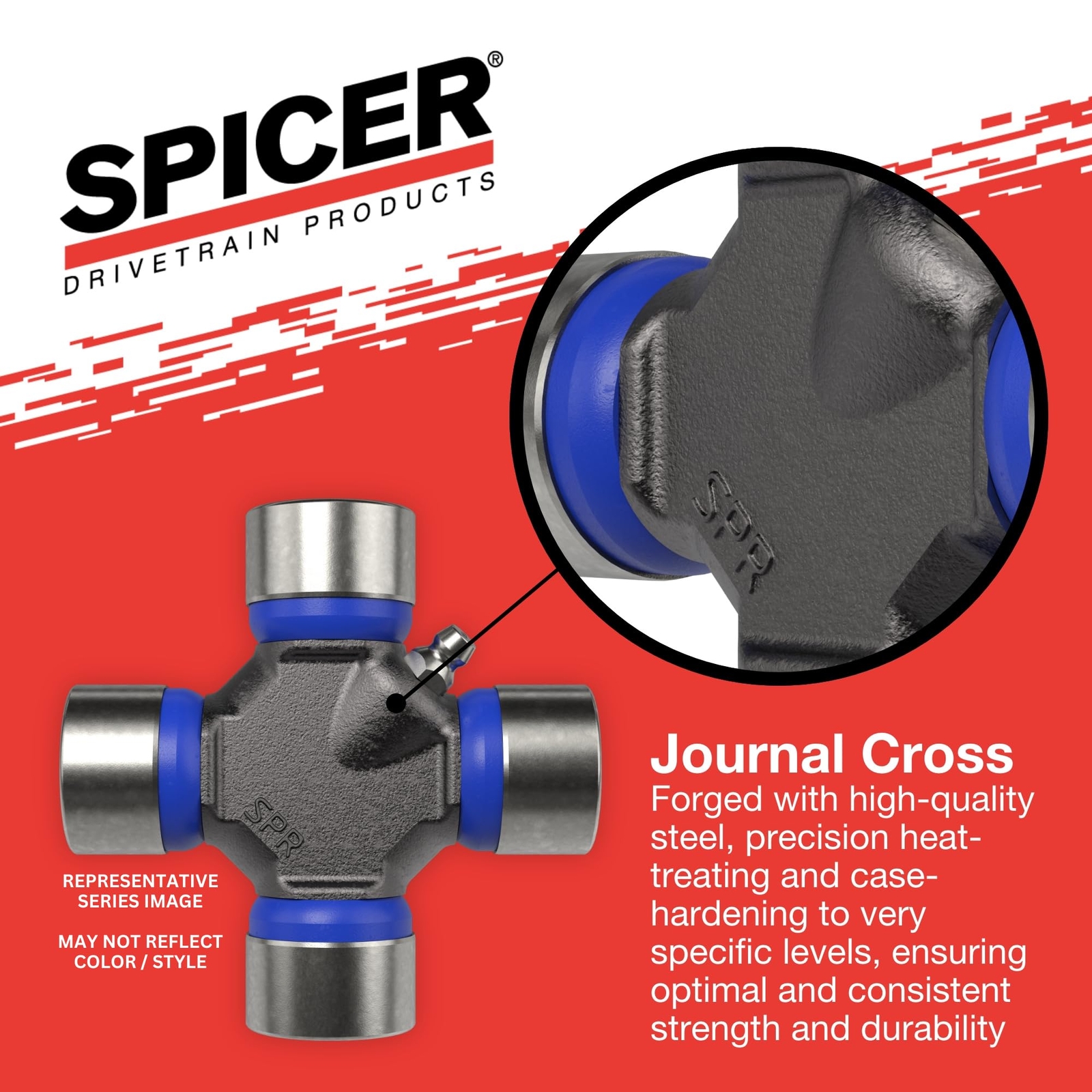 Spicer Greaseable Universal Joint Kit 1330 Series OSR 1.062 Inch Bearings