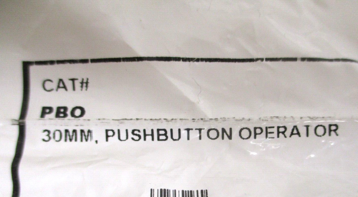 C3 CONTROLS , PBO , 30MM , BLACK PUSHBUTTON OPERATOR , LOT OF 2