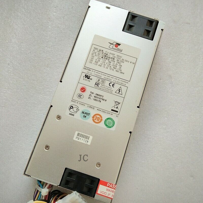 1Pcs Zippy P1H-6400P server industrial computer 400W power supply New
