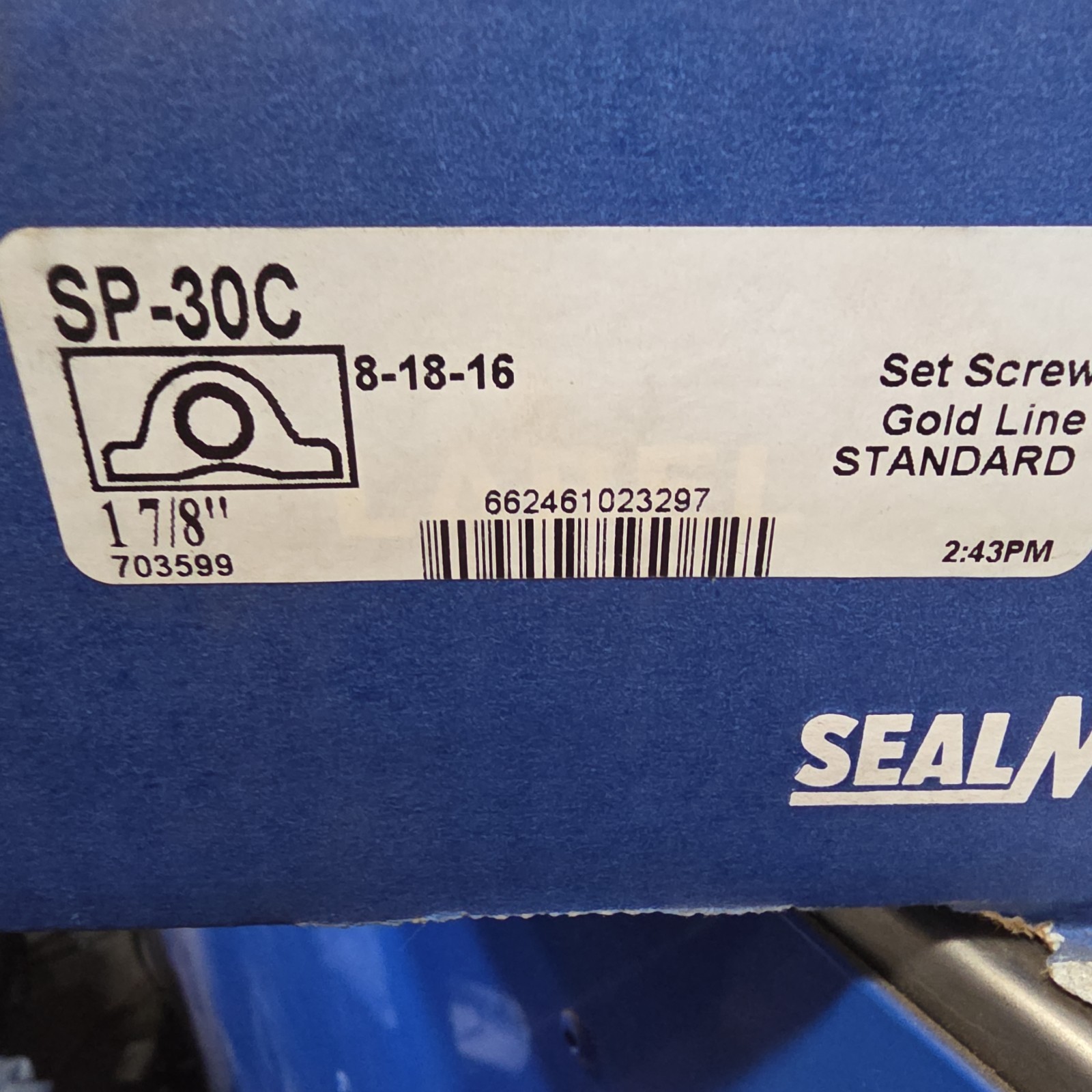 Seal Master SP-30 1-7/8 Pillow Block Bearing