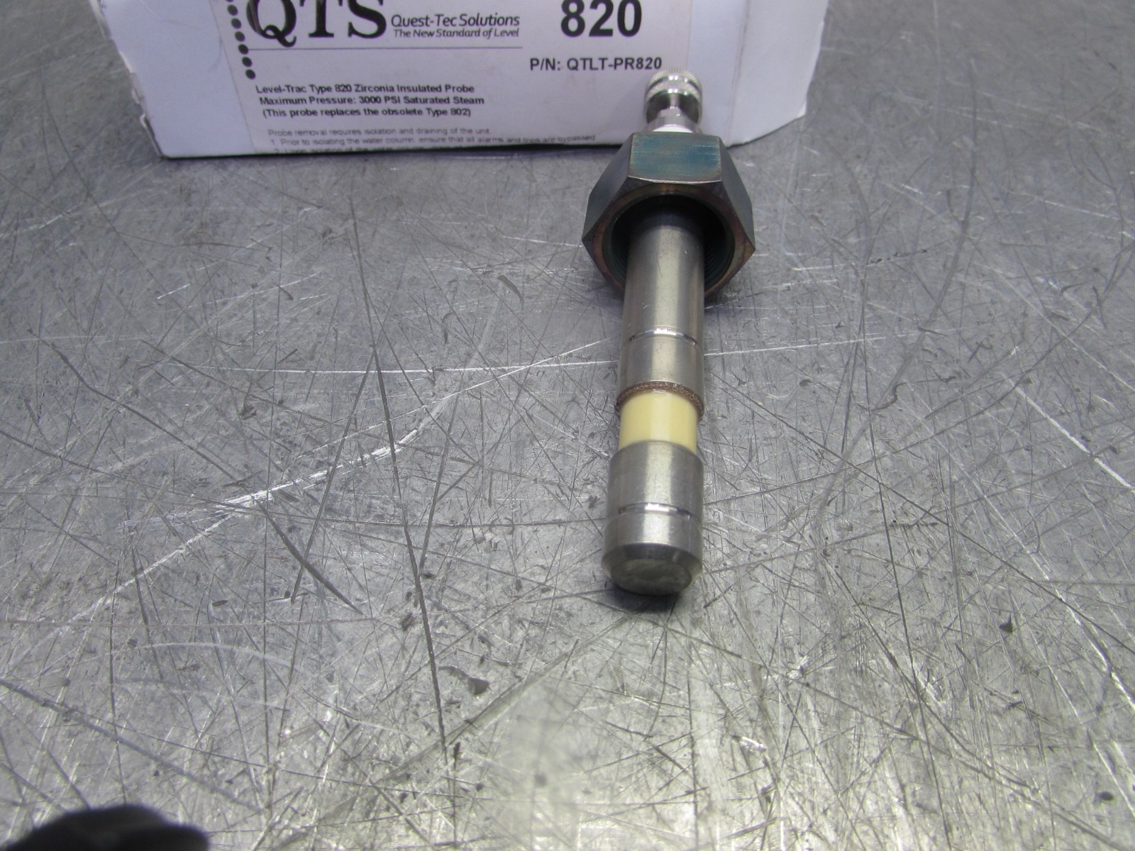 QUEST-TEC SOLUTION LEVEL-TRAC TYPE-820 QTLT-PR820 ZIRCONIA INSULATED PROBE NIB !