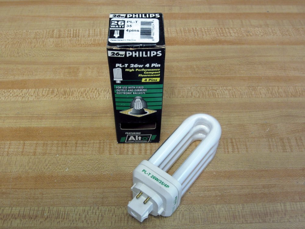 Philips PL-T26W/35/4P Triple Tube Compact Fluorescent Lamp PLT26W354P