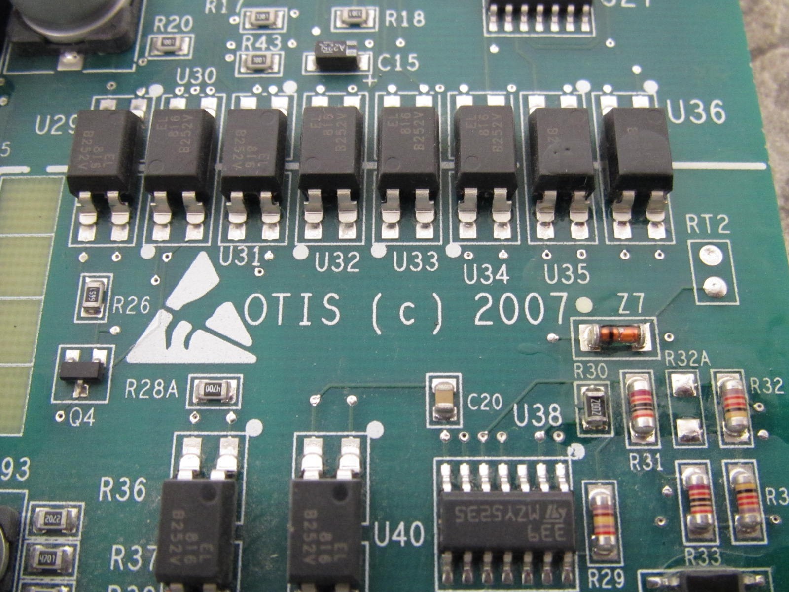 Otis GBA26800LV1 Elevator SPB Service Panel Operational Board Used Free Shipping