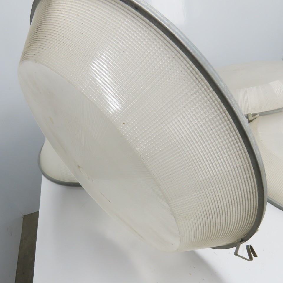 22-1/2″ OD Plastic Light Fixture Lense Cover 4″ Height Lot Of 4