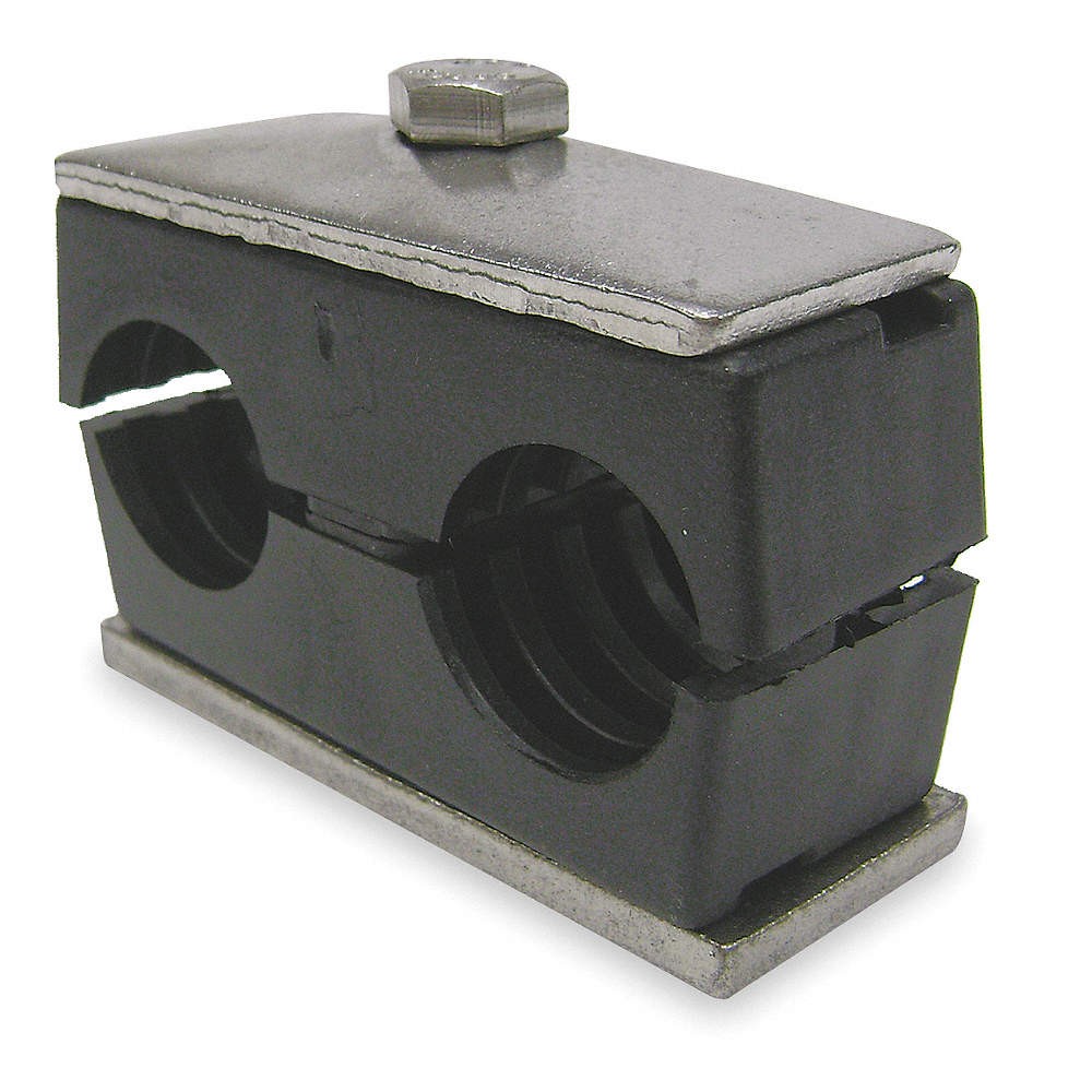 BEHRINGER PIPE SYSTEMS TW5125-PP Vibration Beta Clamp,1 1/4″OD,1 13/64″W 4WFW9
