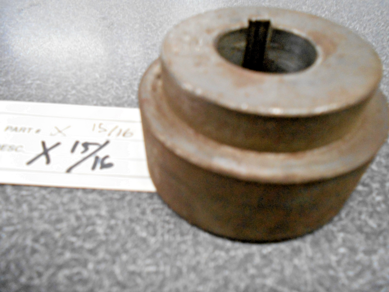 Weld-On Hub, Series X15/16. Round Bore. Burns/Tisco. NOS!