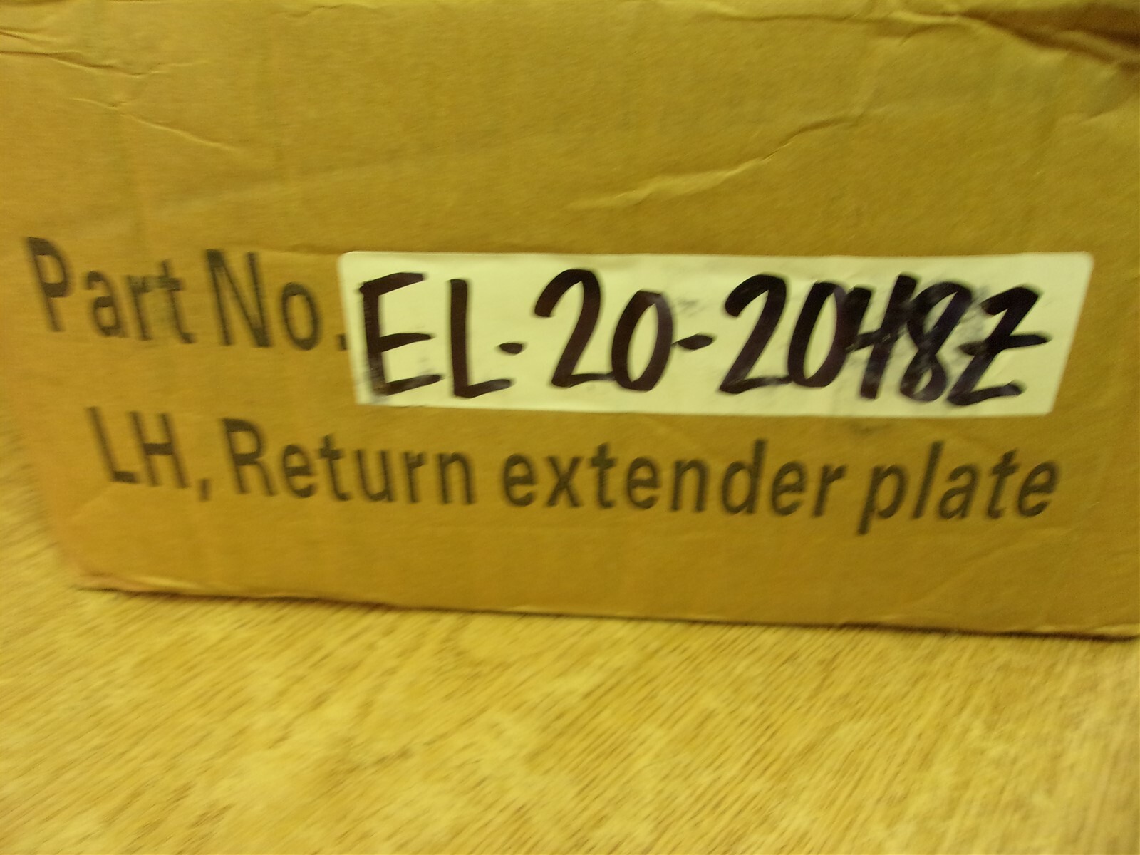 NEW EL-20-2048ZH Return Extender Plate *FREE SHIPPING*
