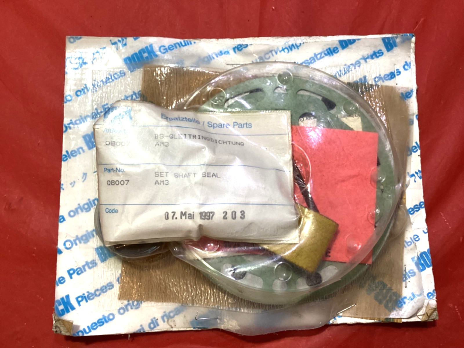BOCK 08007 Set Shaft Seal AM3