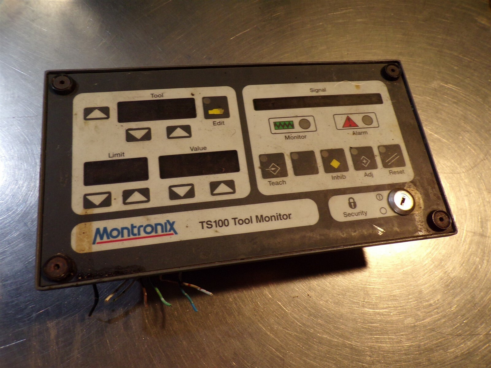 Montronix TS100 Tool Monitor Operator Display Panel *FREE SHIPPING*