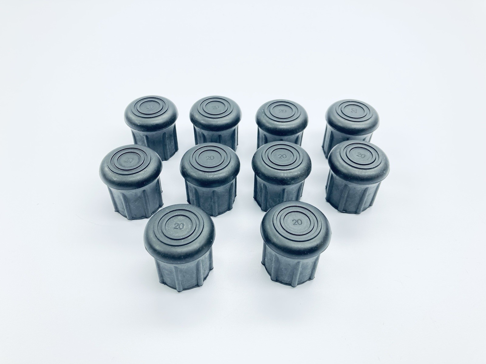 Lot of 10 McMASTER-CARR 2517T65 Rubber-Base Slip-On Protective Fett 1″-Id