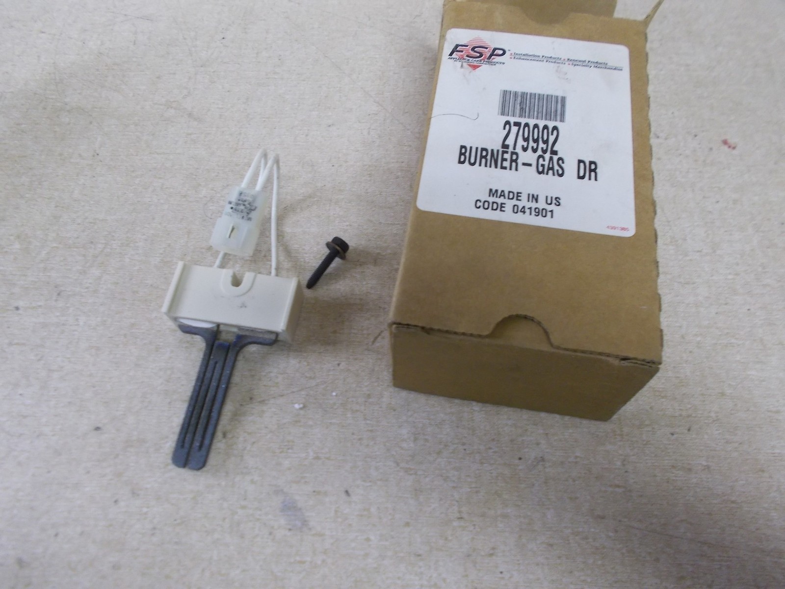 NEW FSP Whirlpool Gas Dryer Burner 279992 *FREE SHIPPING*