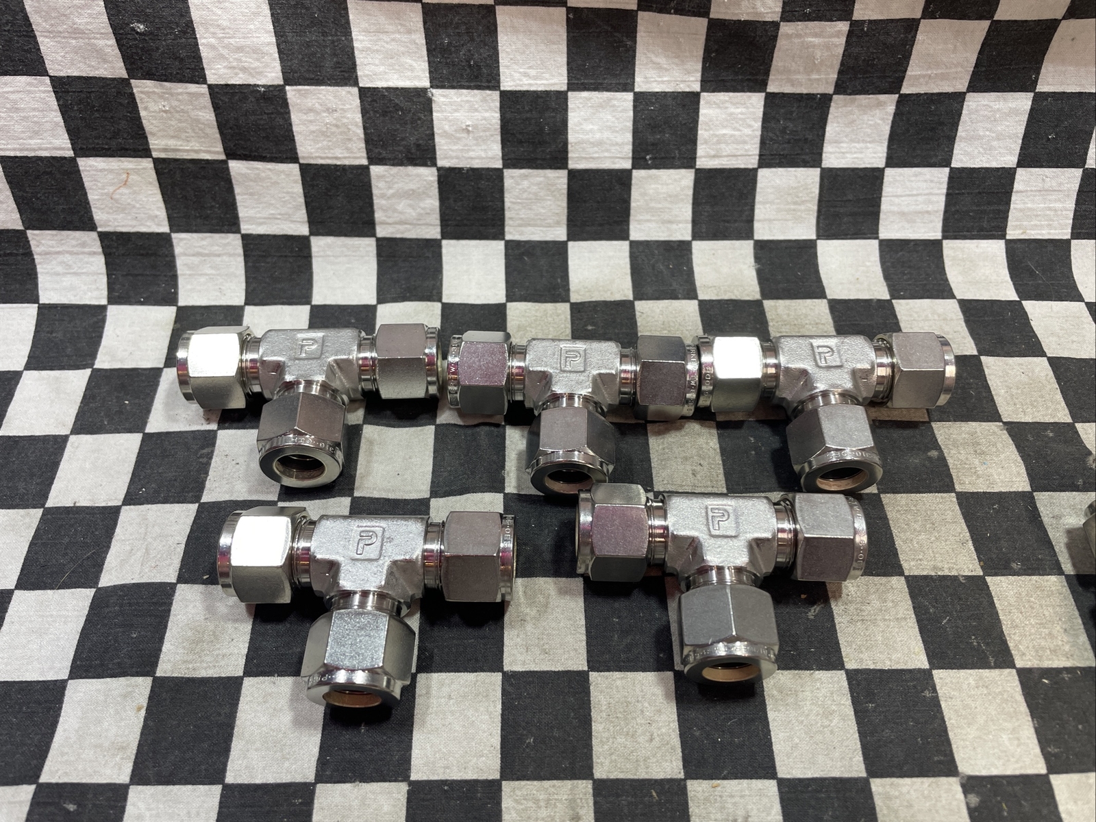 PARKER TEE UNION 1/2″, 8ET8-316 & 8SC8-316, LOT OF 10, SHIPSAMEDAY#109V28
