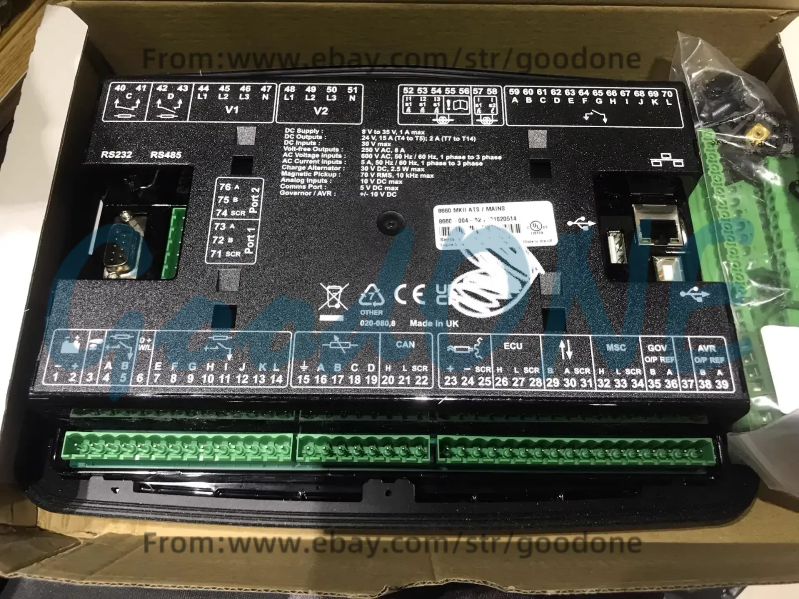 1PC NEW FOR DEEPSEA DSE8660MKII Diesel Generat Controller