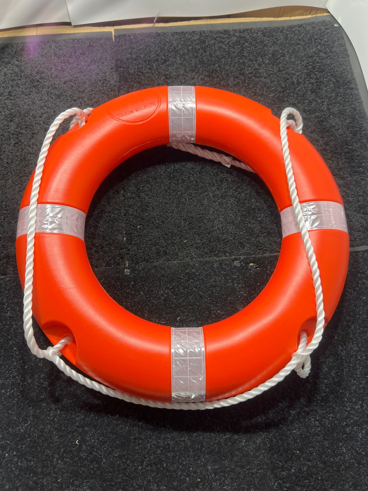 Sunoom Marine Products Boat Throw Rings 23″ Ring w/ Fluorescent Reflective Strip