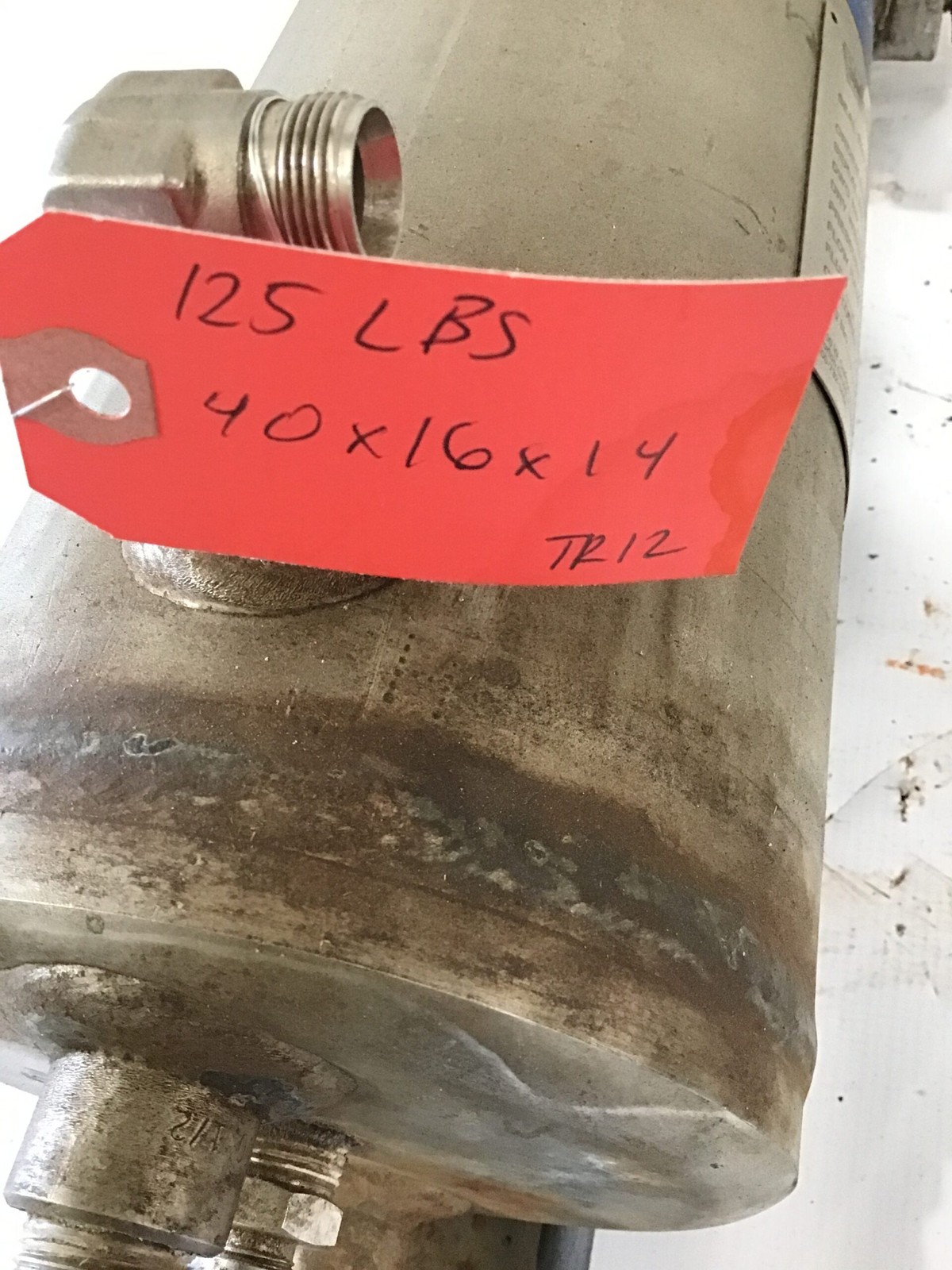 John Crane 92250 Seal Support System Reservoir Tank w/ Valves & Regulator