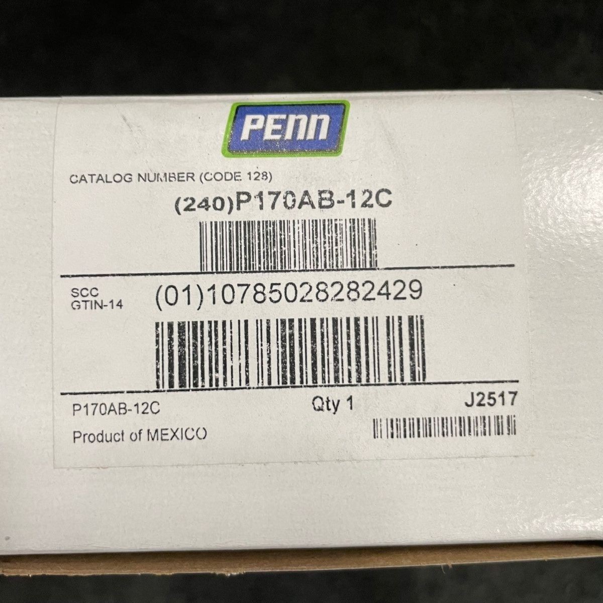 PENN Micro-Set Suction Pressure Control P170AB-12C