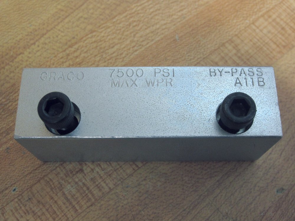 Graco Trabon Lubriquip 562660 Divider Valve BY-PASS Block