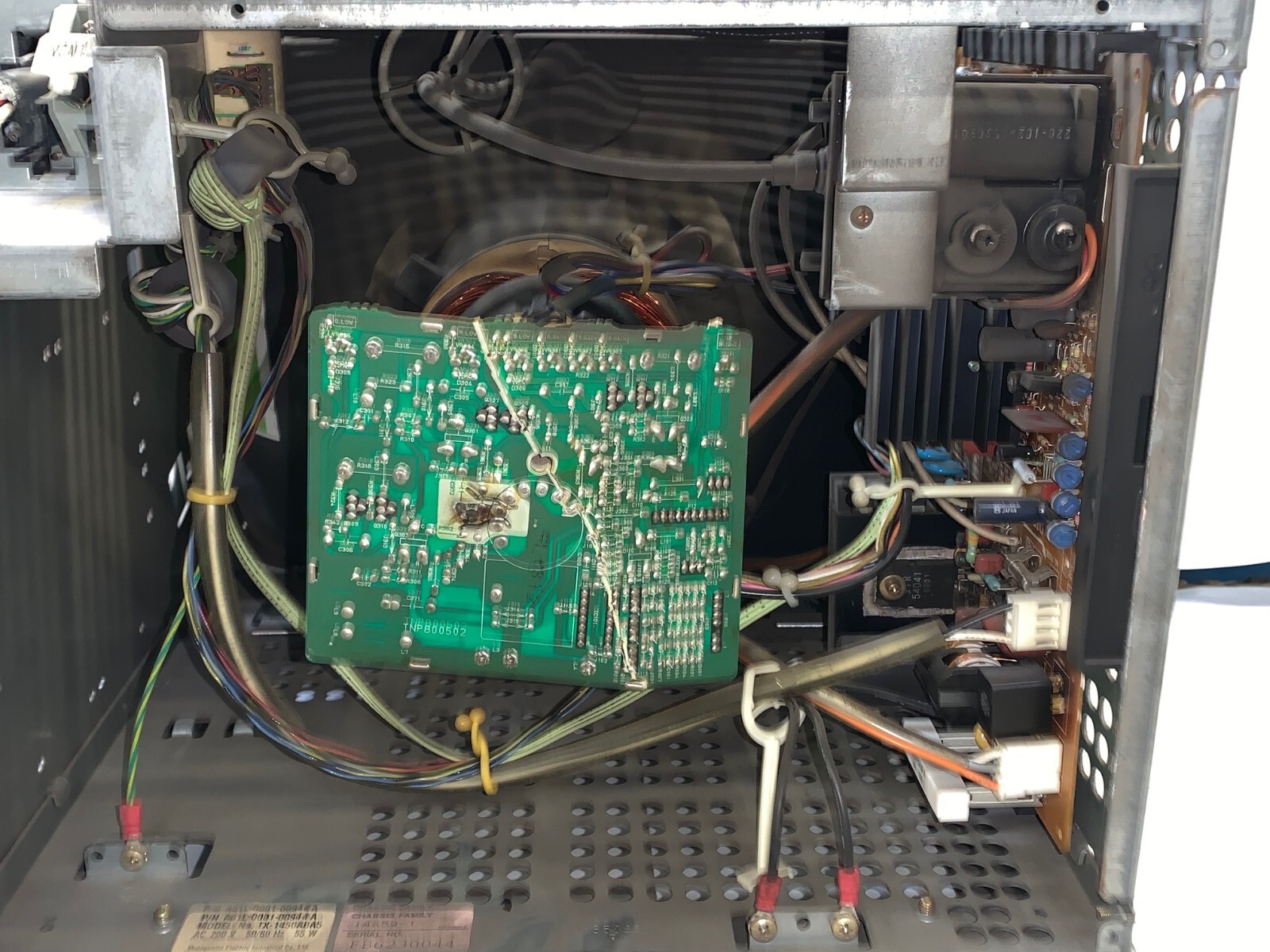 TOSHIBA OPERATOR DISPLAY MONITOR D14CM-05A FANUC A61L-0001-0094 *BROKEN*