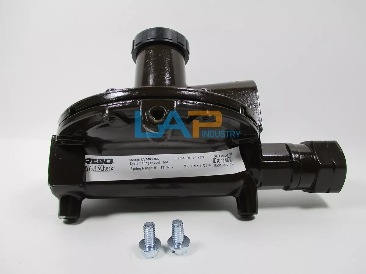 New REGO LV4403B66 LP-Gas Regulator 450L Compressed Gas Regulator