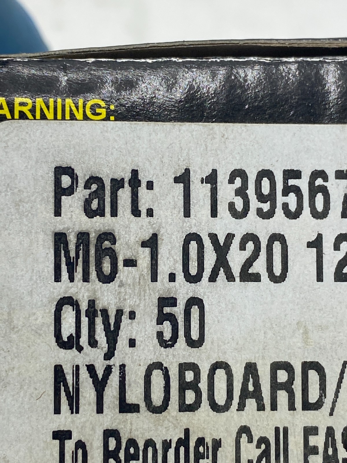 BOX OF 50 HOLO-KROME 1139567 ALLOY SOCKET HEAD CAP SCREWS M6-1.0×20 12.9 SHCS