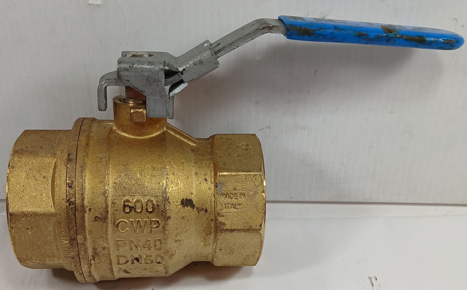 1 NEW RUB 619B 600 CWP PN40 DN50 2” BRASS BALL VALVE NNB ***MAKE OFFER***