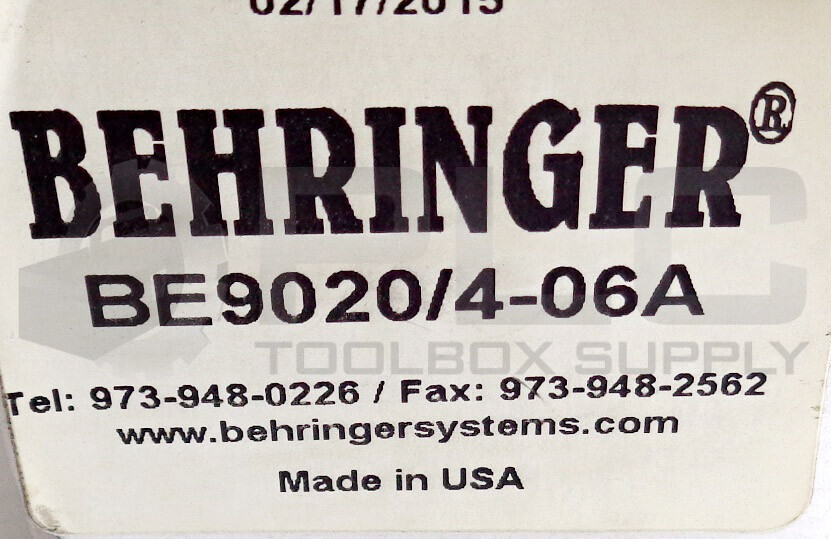 NEW BEHRINGER BE9020/4-06A FILTER ELEMENT