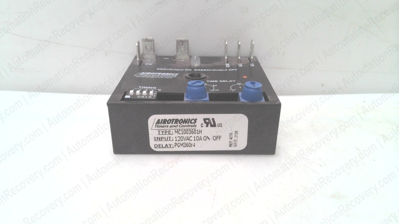 AIROTRONICS MC1003601H, MILTIFUNCTION ENCAPSULATED TIMING RELAY #350528