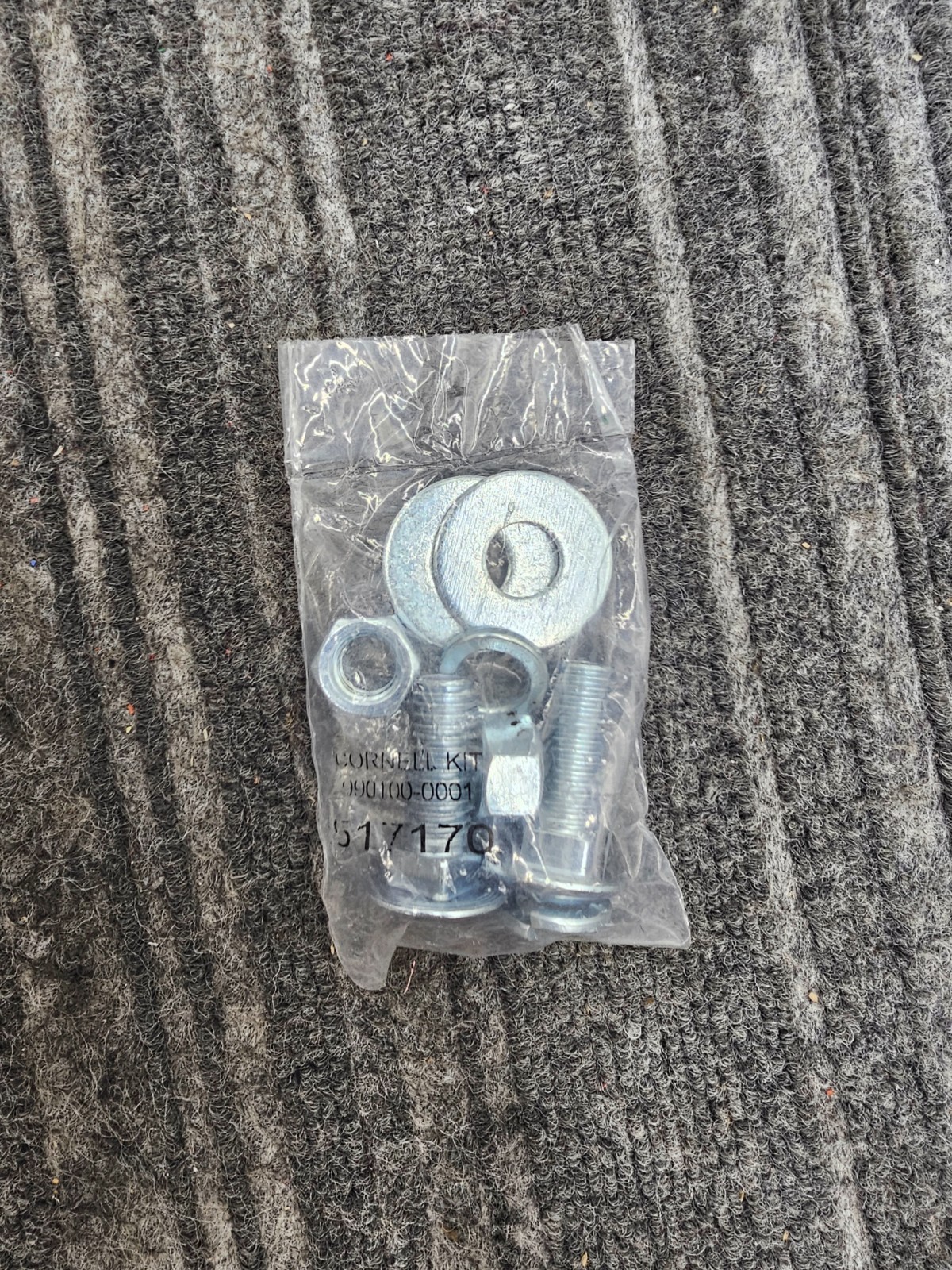 (QTY 47) 990100-0001 Cornell Hardware Assembly IM#517170 1049256 Silver