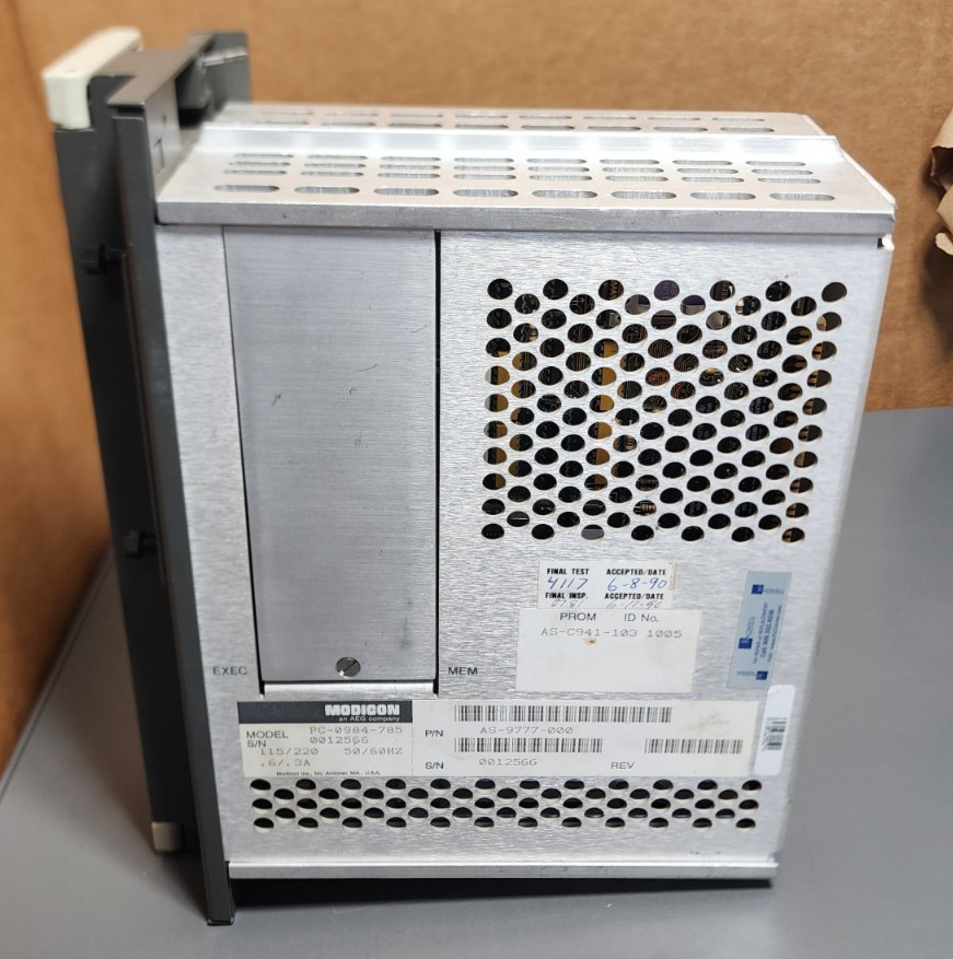 AEG 984 Modicon Programmable Controller PC-0984-785 For Parts Only