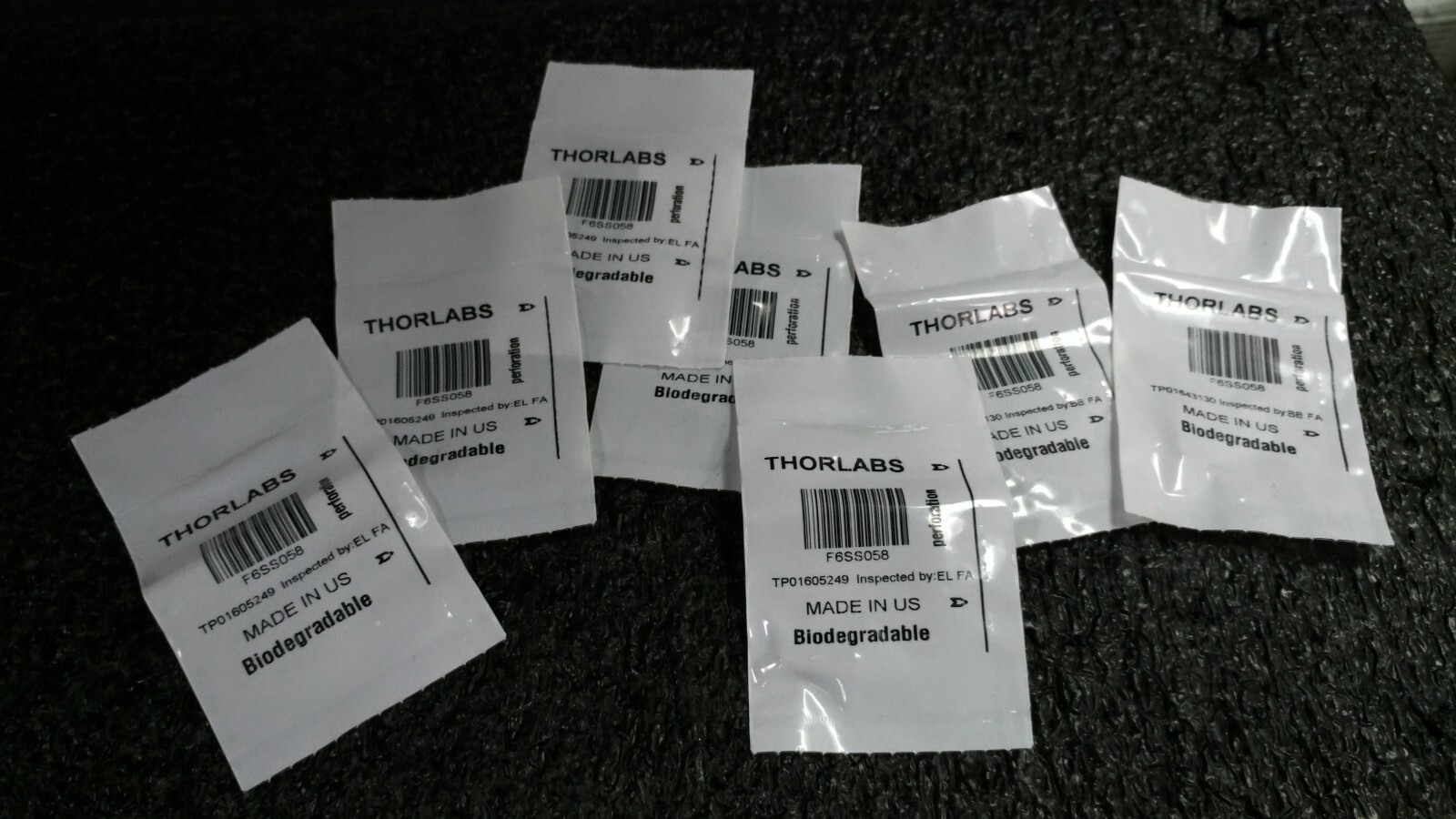 THORLABS F6SS058 6-80 0.58″ Long Fine Hex Adjuster Lot of 7