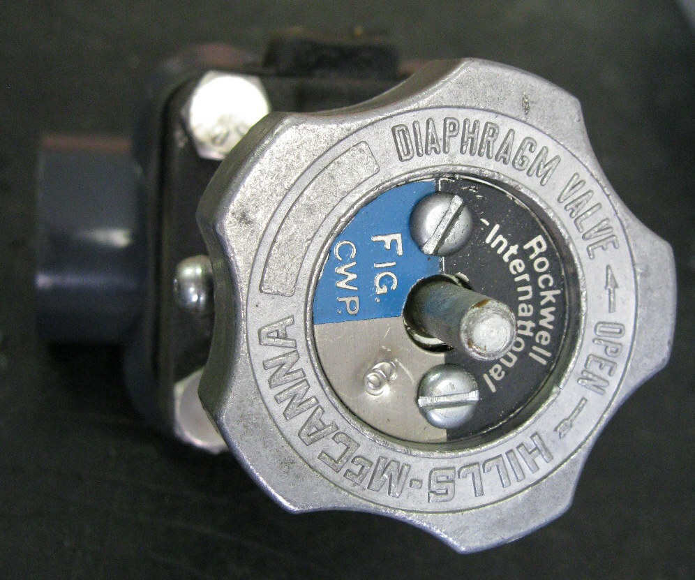 Hills McCanna Fig. 6 PVC Diaphragm Valve 1/2″ NPT
