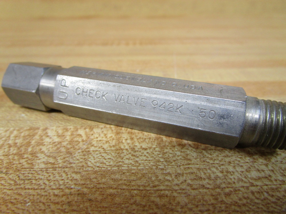 Meriam 942K-50 Stainless Steel Check Valve 942K50