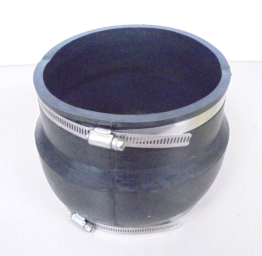 Fernco 6×6 Flexible Rubber Pipe Coupling Connects 6″ Clay to 6″ PVC or Cast Iron