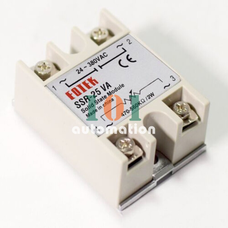 Qty:1 New For FOTEK Single-phase solid state relay SSR-25VA