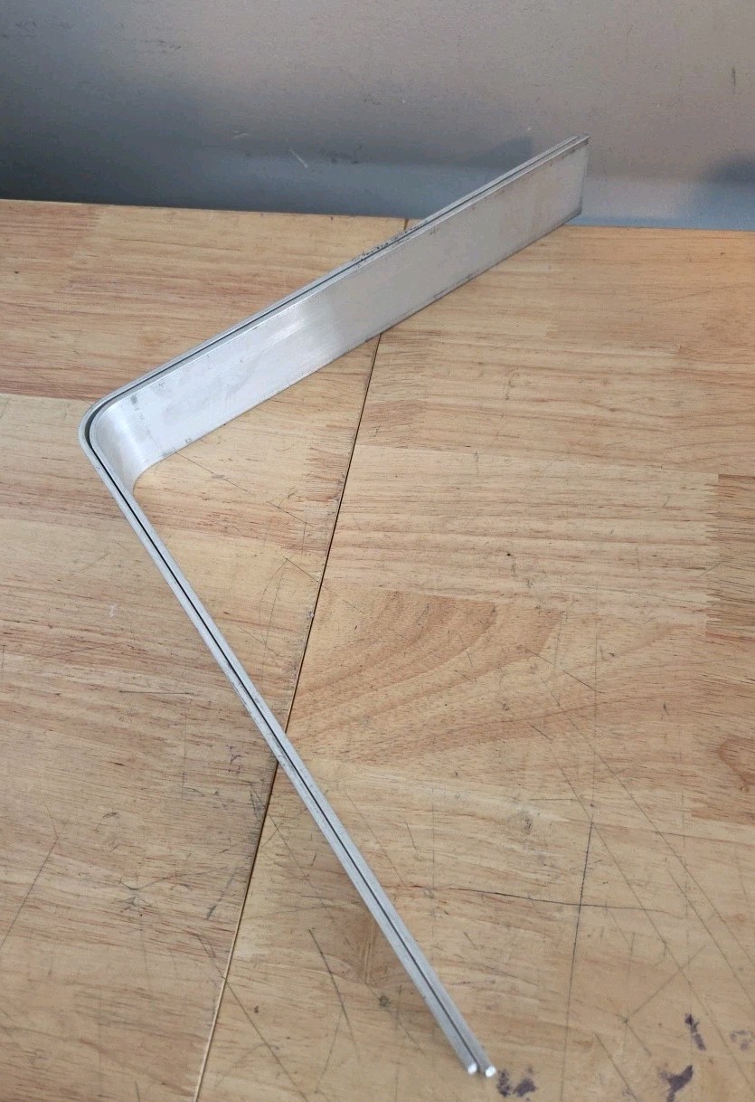 Aluminum Plate “L” Brackets 12″× 12″ Length 2″ Wide 1/8″ Thick Qty 2