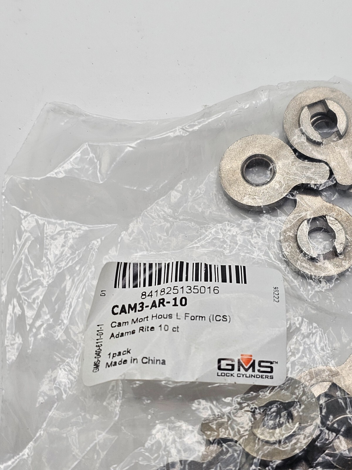 (QTY 60) GMS Lock Cylinder Cam Adams Rite CAM3-AR-10 For ICSIC Housing